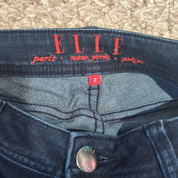 ELLE Blue Skinny Jeans size 2 - Picture 2 of 3